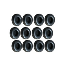 YEALINK LEATHER-EAR-CUSHION-FOR-UH34/YHS34-(12-PCS) Almohadillas De Piel Sintetica de Repuesto para Diademas Yealink UH34 / YHS34 (12 Piezas)