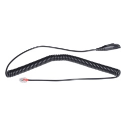 YEALINK QD-TO-RJ9-CORD Cable QD A RJ9 de Repuesto Yealink Para Conexion De Diademas Profesionales A Telefonos De Escritorio