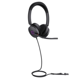 YEALINK UH48-DUAL-TEAMS-USB-C/A Diadema Yealink UH48 Dual Teams USB-C/A Certificada para Teams y Soporte Multiplataforma UC