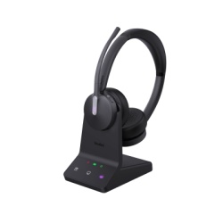 YEALINK WH64-DUAL-TEAMS Diadema Inalambrica WH64 Dual Teams con Microfono Dual y Acoustic Shield 2.0 para Llamadas Claras en Entornos Ruidosos