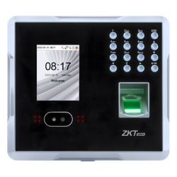 ZKTECO MB160PLUS Terminal Multi-Biometrica de Asistencia y Control de Acceso / Reconocimiento Facial Huella y Tarjeta / 2 000 Usuarios / 1 500 Rostros / 2 000 Huellas / 100 000 Eventos / TCP/IP Wi-Fi