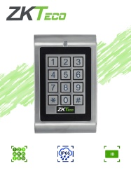 ZKTECO ZKT0750001 ZKTECO MKHID - Teclado Independiente para Control de Acceso / Interior o Exterior / 1000 Contrasenas o Tarjetas ID (125Khz)