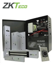 ZKTECO ZKT2400003 ZKTECO ACAKIT - Kit de accesorios de control de acceso / 1 Boton de salida / 1 Cerradura electromagnetica / 1 Fuente de alimentacion ininterrumpida / 1 Bateria de respaldo / 1 soport