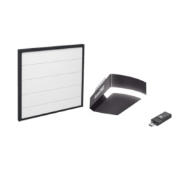 AccessPRO KIT-DOOR-189 Kit Puerta de Garage 18x9 Pies (5.49 x 2.74 m) / Motor DC 1/2 HP / Insulada / Activación WiFi / Hasta 50 Controles / Lámina Calibre 26