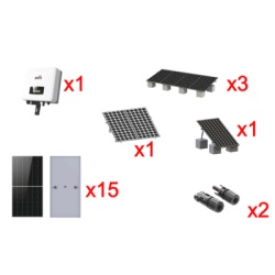 AFORE HNS9000TLKIT1 Kit Solar Interconexion / 9kW 220Vca / Inversor AFORE / Montaje Incluido