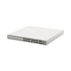 ALLIED TELESIS AT-GS980MX/28PSM-10 Switch L3 Stack 20 puertos 1G POE+ 4 MultiGigabit POE+ 4 puertos SFP+ PSU FIJA