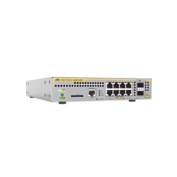 ALLIED TELESIS AT-X230-10GP-R-10 Switch PoE+ Administrable Capa 3 D/8 Ptos 10/100/1000 + 2 SFP Incluye Montaje AT-RKMT-J14