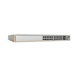 ALLIED TELESIS AT-X530L-28GPX-10 Switch Inteligente Empresarial para Distribucion PoE+ Stackable Capa 3 24 puertos Gbps + 4 puertos SFP+ 10 G 740 W Doble fuente PSU Serie x530L