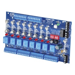 ALTRONIX ACM8 Tarjeta de control / 8 entradas @ 8 salidas / Requiere alimentacion de 12 a 24 Vcd