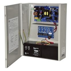 ALTRONIX AL1024ULXPD4 Fuente de alimentacion de 24 Vcd@ 10 A / Con capacidad de baterias de respaldo / 1 salida / Requieren baterias / Voltaje de entrada de : 115 Vca.