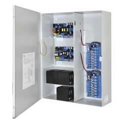 ALTRONIX MAXIMAL75F Fuente de poder DUAL ALTRONIX de 12 Vcc @ 9.3 Amper y 24 Vcc @ 9.6 Amper con 16 salidas con capacidad de bateria de respaldo requiere bateria para aplicaciones de control de acceso