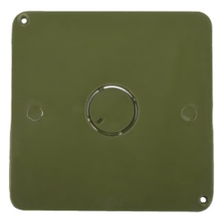 AMANCO-WAVIN ATUP-12T Tapa para Caja Cuadrada de 1/2" para instalaciones con tuberia PVC Conduit pesado.