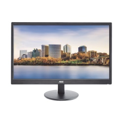 AOC M2470-SWH Monitor LED de 24" Resolucion 1920 x 1080 Pixeles con Entradas de Video VGA/HDMI. Panel MVA y Altavoces Integrados. Compatible VESA