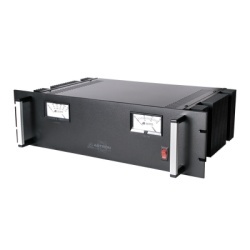 ASTRON RM-50MBB Fuente de poder 13.8Vcc 50A lineal regulada con circuito cargador de baterias medidores para instalacion en rack