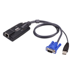 ATEN KA7570 Cable Adaptador | KVM VGA USB | Resolucion 1600x1200 | 40m | Emulacion de teclado y mouse