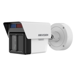 Bala IP Hikvision iDS-2CD7T46G2/VX3-IS de triple lente fijo (4, 12 y 25 mm)