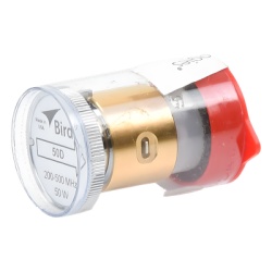 BIRD TECHNOLOGIES 50D Elemento de 50 Watt en linea 7/8" para Wattmetro BIRD 43 en Rango de Frecuencia de 200 a 500 MHz.