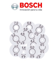 BOSCH RBM1440023 BOSCH F_TITANUSAF4.0 - Laminas de Reduccion de Aspiracion / 4.0mm
