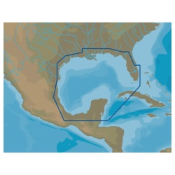 C-MAP M-NA-D064-MS Carta de navegacion del Golfo de Mexico en 4D compatible para pantallas multifuncion FURUNO modelos GP1871F GP1971F GP1670 GP1670F GP1870 y GP1870F