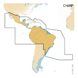 C-MAP M-SA-T-101-D-MS Carta de navegacion de America del sur de uso exclusivo para pantallas NSX