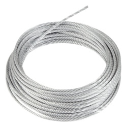 CAMESA SRET474CAM*150MTS Cable Retenida 7 Hilos Resistencia 1293 Kg. Diametro 3/16" (Venta x metro).