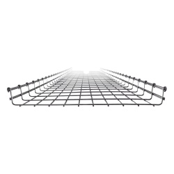 CHAROFIL CH-54-500EZ Charola Tipo Malla 54/500 mm Acabado Electro Zinc Hasta 430 Cables Cat6 Tramo de 3 Metros