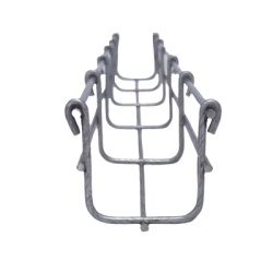 CHAROFIL CH-54-50BM Charola Bimetalica Tipo Malla 54/50 mm Ideal Para Utilizarse al Exterior o Zonas Humedas Hasta 43 Cables Cat6 Tramo de 3 Metros
