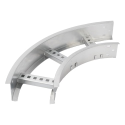 CHAROFIL CHC908R8X6AK Curva Horizontal de Aluminio de 90° Perfil Z / Peralte 3 1/4" / Ancho 6" / Radio 8" / Incluye Tornilleria (CHC90EZ314R8X6AK)
