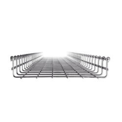 CHAROFIL MG-50-435EZ Charola Tipo Malla 66/300 mm Acabado Electro Zinc Hasta 315 Cables Cat6 Tramo de 3 Metros