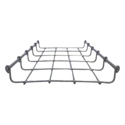 CHAROFIL MG-50-923BM Charola Bimetalica Tipo Malla 33/200 mm Ideal Para Utilizarse al Exterior o Zonas Humedas Hasta 105 Cables Cat6 Tramo de 3 Metros