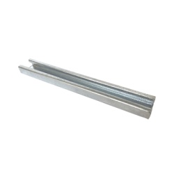 CHAROFIL UNL-4X2-U30-GAC Unicanal liso 4x2 3000 mm con acabado Galvanizado por inmersion en caliente
