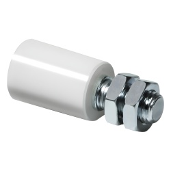 COMUNELLO 1130-1015-001 Rodillo de Nylon 40mm / Con Cuerpo de Acero Galvanizado Resistente a la Corrosion