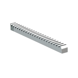 COMUNELLO 1140-0510-001 Cremallera de 2 Metros de Longitud / Para Motores con Pinon de Modulo 4