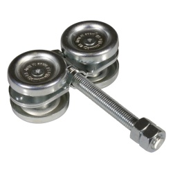 COMUNELLO 1991-8125 ECO KIT 4C - M / Kit de Carretillas de Cuatro Ruedas / Carga Soportada de 150 lbs / Incluye Dos Carretillas Para Puertas Colgantes
