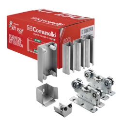 COMUNELLO 19912325 KIT para puertas autoportantes de hasta 3 m y 600 kg con guia para puertas corredizas