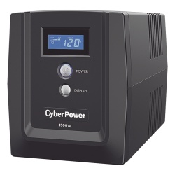 CYBERPOWER OM1500ATLCDA UPS de 1500 VA/900 W Topologia Linea Interactiva Entrada 120 Vca NEMA 5-15P y 8 Salidas NEMA 5-15R Con Regulador de Voltaje (AVR)