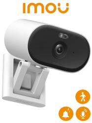 DAHUA DHT0150028 IMOU VERSA (IPC-C22FN-C) -Camara IP WiFi IMOU VERSA de 2 MP con lente de 2.8 mm y 97d apertura ofrece compresion H.265 audio bidireccional sirena vision nocturna de 20 m ranura M