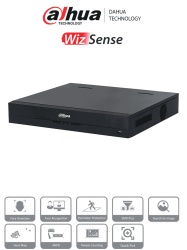 DAHUA DHT0210012 DAHUA DHI-NVR4432-16P-EI - NVR de 8 Megapixeles/ 4K WizSense/ 32 Canales IP/ 16 Puertos PoE/ 4 Bahias de Discos Duros/ Smart H.265/ 1 Canal de Reconocimiento Facial/ SMD Plus/ Rendim
