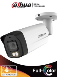 DAHUA DHT0290076 DAHUA HAC-HFW1509TMN-IL-A - Camara Bullet de 5 MP con Iluminador Dual Inteligente y Full Color. Equipado con lente de 2.8 mm y un angulo de vision de 111 y con microfono integrado. Of