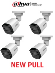 DAHUA DHT0290121 DAHUA DAHUA HAC-B1A21PAQ NEWPULL - Paquete Caja de 4 Camaras Bullet 1080P/ 82 Grados de Apertura/ Lente de 3.6mm/ IR de 20 Mts/ IP67/ TVI AHD y CVBS/