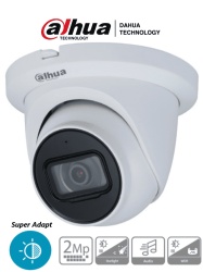 DAHUA DHT0300024 DAHUA HAC-HDW1231TMQ-A - Camara Domo 1080p Super Adapt/ Lente de 2.8mm/ 107 Grados de Apertura/ Microfono Integrado/ IR de 60 mts/ WDR Real de 130 dB/ IP67/ Metal en Domo y Cubierta/