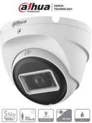 DAHUA DHT0300072 DAHUA HAC-T2A51N-U-28-S2 - Camara Domo de 5 Megapixeles/106 Grados de Apertura/ Metalica/ Lente de 2.8 mm/ IR de 30 Metros/ Soporta: CVI AHD TVI y CVBS/