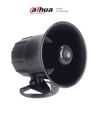 DAHUA DHT1190004 DAHUA DH-ARA16 - Sirena Exterior con alerta potente de 105 dB para mayor seguridad. De diseno robusto en plastico ABS negro con una alimentacion de 12V DC ideal para proteger cualqu