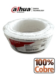 DAHUA DHT2640005 DAHUA PFM920I-5EUN-C-V2-100 - Bobina de 100 Mts de Cable UTP Cat5e/ 100% Cobre/ Color Blanco/ Ideal para Video y Redes/