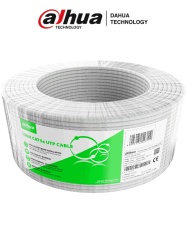 DAHUA DHT2640007 DAHUA PFM922I-5EUN-C-100 - Bobina de 100 metros de cable UTP Cat 5e fabricado con conductores de aluminio revestidos de cobre (CCA) en color blanco. Ideal para uso en interiores co