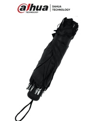 DAHUA DHT3010057 DAHUA MATPRO037 - Sombrilla Negra/ con Logo Dahua/ Promocional