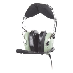 DAVID CLARK H10-13H Auriculares con atenuacion de ruido pasivo para radios aereos en helicopteros