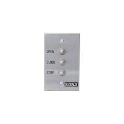 DKS DOORKING 1200-007 Botonera triple compatible con motores para portones abatibles y corredizos Doorking / Uso en interiores / Facil instalacion en caja estandar
