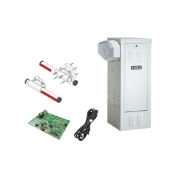 DKS DOORKING 1601-KTAL Kit de Barrera Vehicular 1601 de Uso CONTINUO Con Mastil de Aluminio 4 Metros / Incluye Sensor de Masa y Loop.