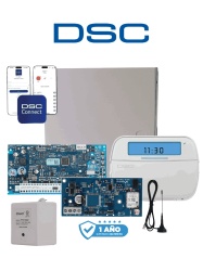 DSC DSC2480091 DSC NEO-ICONO-LE4050M- Kit Neo 32 Zonas Panel HS2032/ Teclado Iconos HS2ICN/ Fuente PTC1640U / Gabinete GMX003 / Comunicador LE4050m con 1 ano de servicio